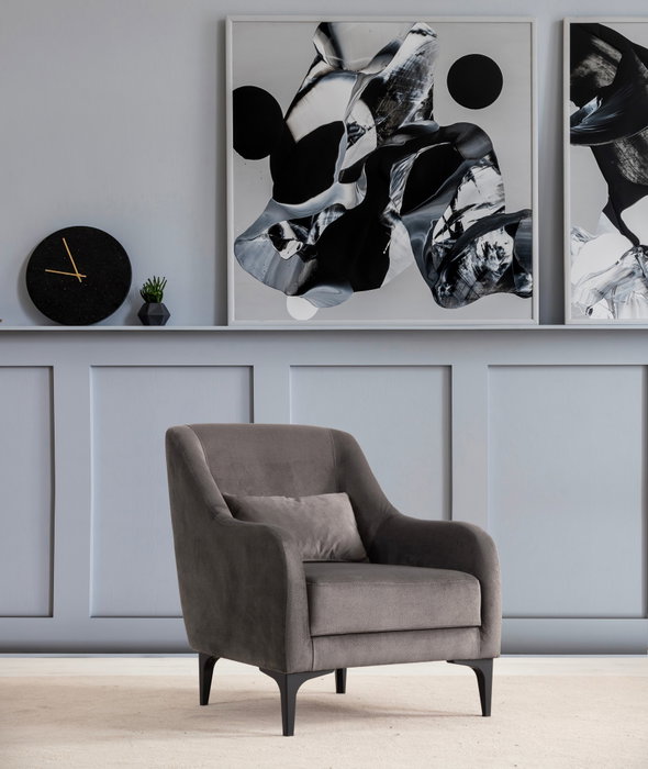 Atelier Del Sofa Astana - Sillón de orejas Antracita Atelier Del Sofa Astana - Sillón de orejas Antracita